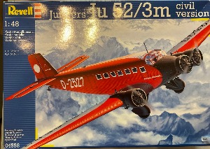 Revell Junkers Ju52/3m Civil version 1:48   04558