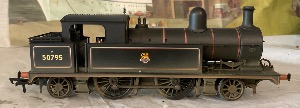 31-167DC L7YR Tank BR Black Weathered DCC Fitted