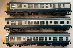 32-910 Class 108 3 Car DMU BR Blue/Grey