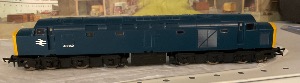 Class 40 Railroad Edition BR Blue DCC fitted with sound