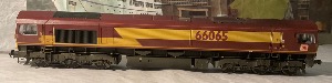 32-735 Class 66 DCC + sound  66209 EWS (weathered)  