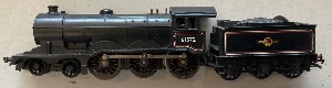 R150s B12 4-6-0 BR Black 61572 with smoke