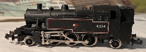 Minitrix 2-6-2 Tank 2MT BR Black 41234