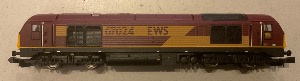 Dapol ND-101F Class 67 EWS Maroon 67024