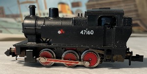 Hornby Minitrix BR 0-6-0 Tank 47160