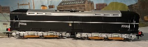  Rail SR Bulleid Booster BR Black 20002