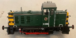 Heljan 2937 BR Green Class 07 D2998