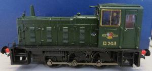 31-360 Class 03 Diesel Shunter D2011 BR Green DCC Fitted