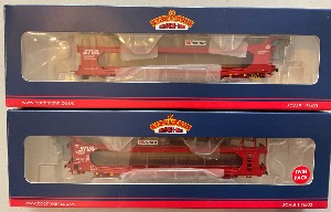 38-250 PIA Twin Double Deck Car Transporter STVA Red